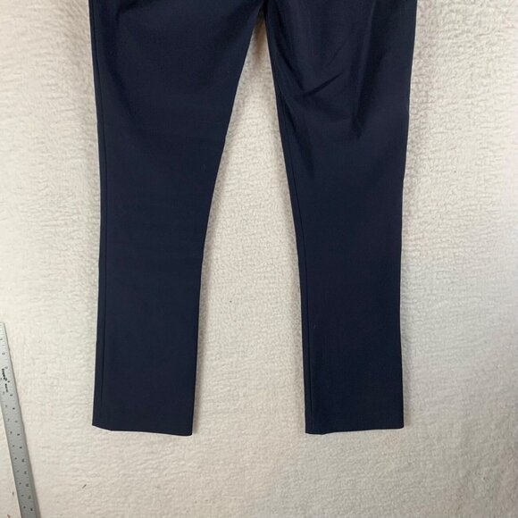 MM. LaFleur Women's The Foster Pant Power Stretch Side Zip Navy Size 2 9543 - Picture 10 of 15